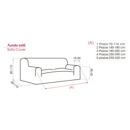 Funda Sofá Full Adapt MILOS de Belmarti