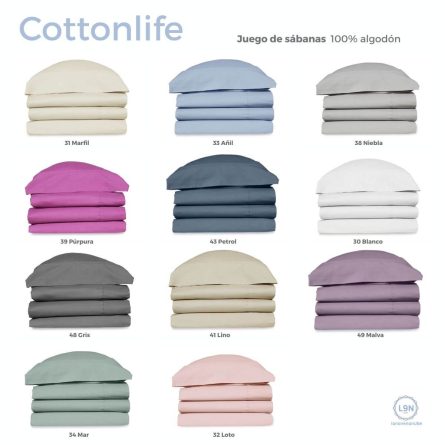 Juego de sábanas COTTONLIFE de Reig Marti
