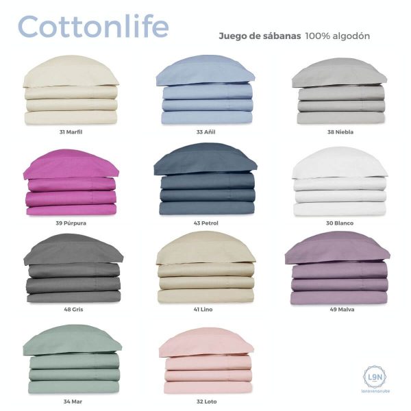 Juego de sábanas COTTONLIFE de Reig Marti