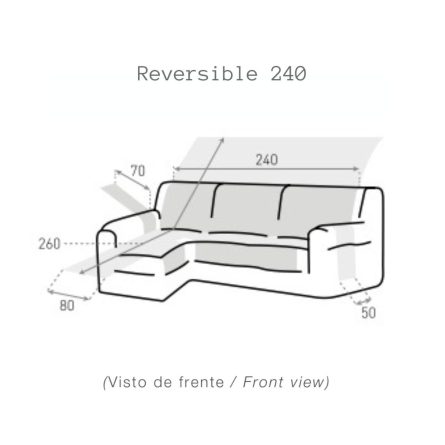 Funda Chaise longue ACOLCHADO SWEET MALLORCA