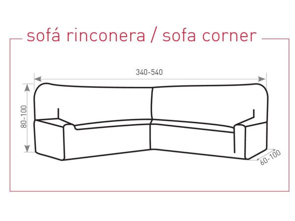 Funda sofá Rinconera MILAN de Belmarti