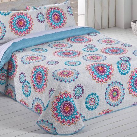 Colcha bouti reversible BOMBAY de Barcelo