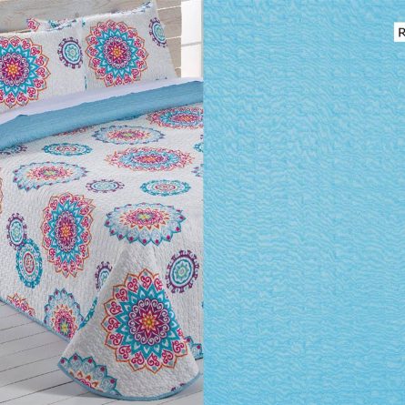 Colcha bouti reversible BOMBAY de Barcelo