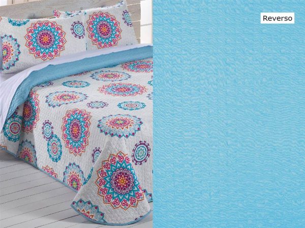 Colcha bouti reversible BOMBAY de Barcelo