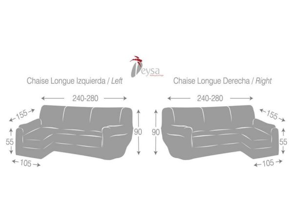 Funda Chaise Longue AQUILES de Eysa