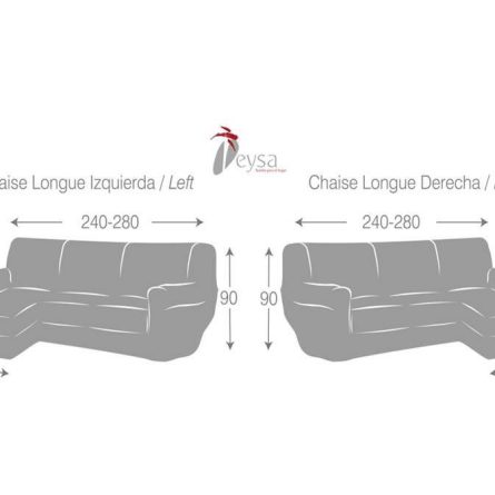 Funda Chaise Longue DORIAN de Eysa