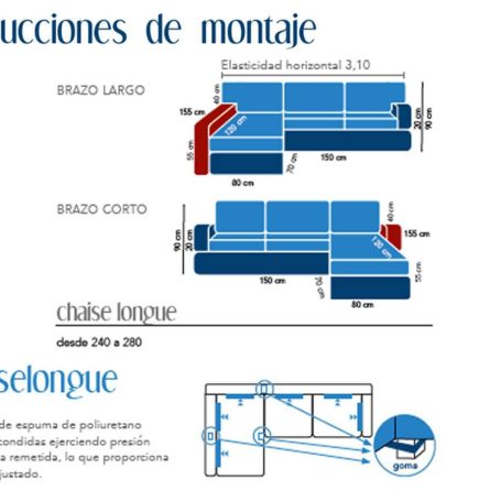 Funda chaise longue ENZO de Cañete
