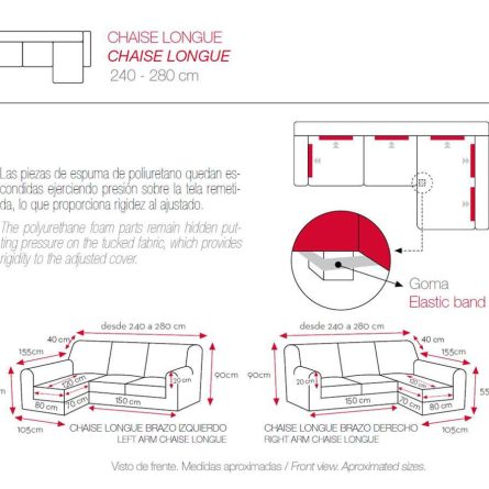 Funda Chaise longue TEIDE de Belmarti