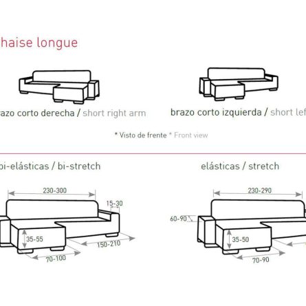 Funda Chaise Longue ELEGANT de Belmarti