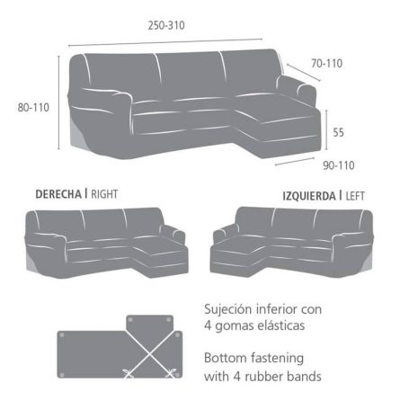 Funda Chaise Longue IRIA de Eysa