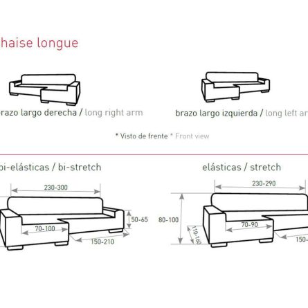 Funda Chaise Longue ELEGANT de Belmarti