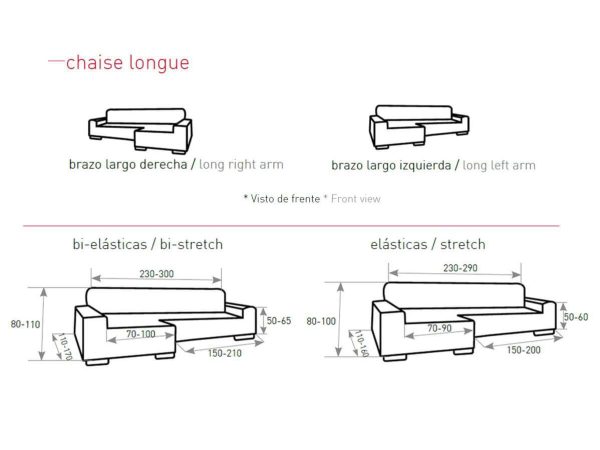 Funda Chaise longue MILOS de Belmarti