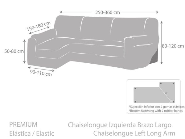 Funda Chaise Longue ROC de Eysa