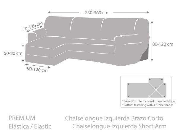 Funda Chaise Longue ROC de Eysa