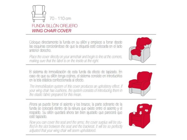 Funda Sillón Orejero VIENA de Belmarti