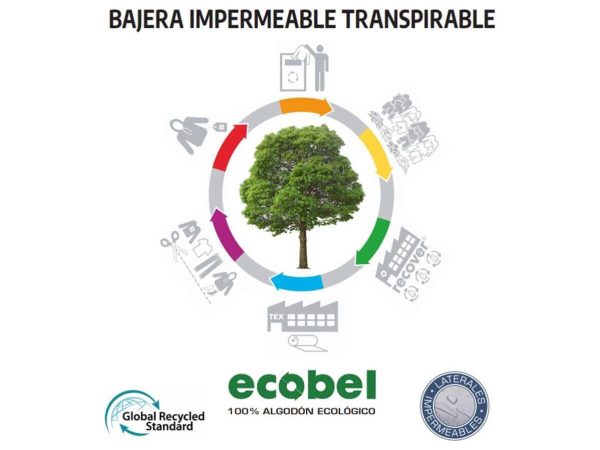 Sábana bajera impermeable ECOBEL de Belnou