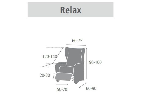 Funda sillón Relax ARGOS de Eysa