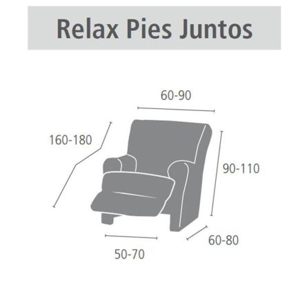 Funda sillón Relax IRIA de Eysa