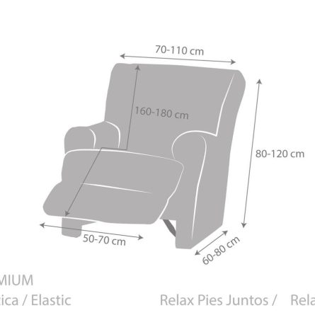 Funda sillón Relax ROC de Eysa