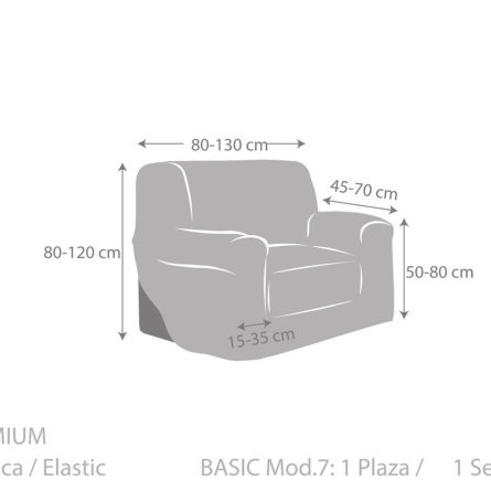Funda sillón ROC de Eysa