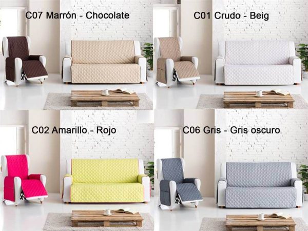 Funda sofá Práctica DUAL QUILT de Eysa