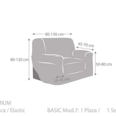 Funda sillón ROC de Eysa
