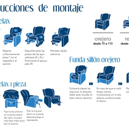 Funda sillón Relax DANIELA de Cañete