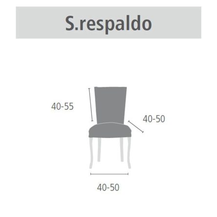 Funda silla con respaldo TENDRE de Eysa