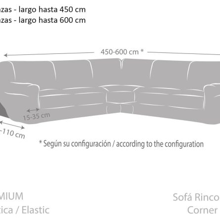 Funda sofá Rinconera ROC de Eysa