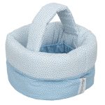 Cesta botellero LUNAS AZUL de Pirulos