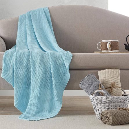 Plaid tricot ARROZ de Lanovenanube