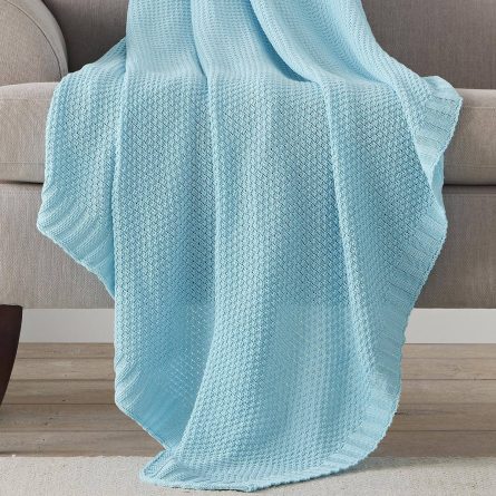 Plaid tricot ARROZ de Lanovenanube