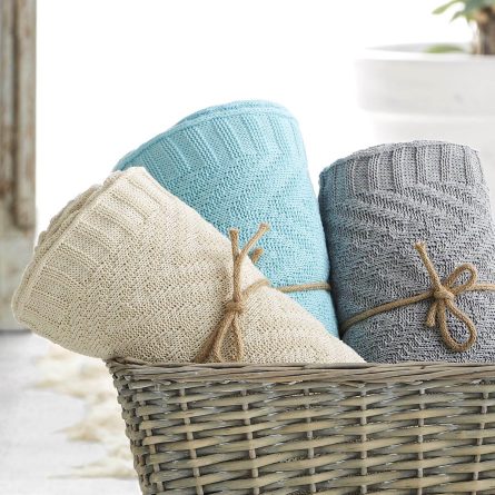 Plaid tricot AZUCAR de Lanovenanube