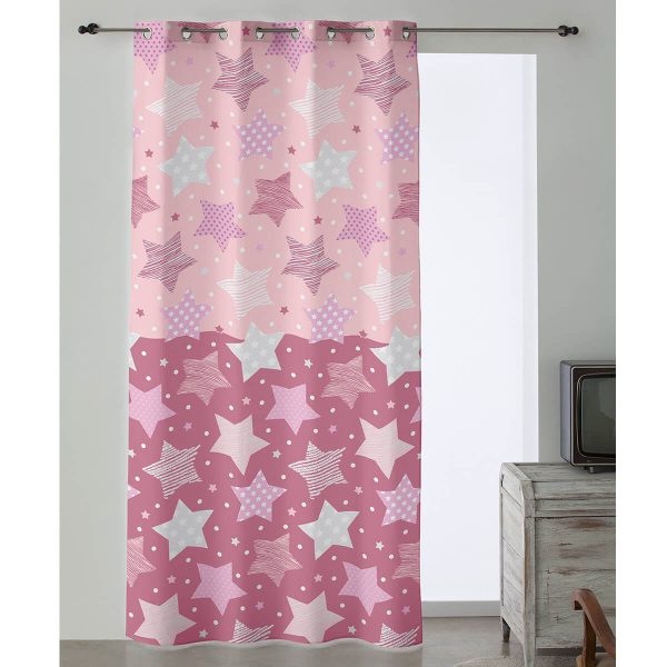 Cortina con ollaos STARS de Camatex Cortina con ollaos STARS de Camatex