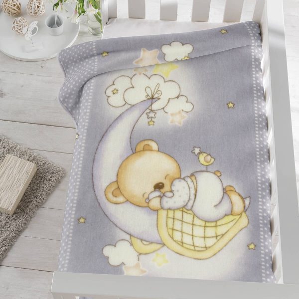 Manta infantil OSITO LUNA 6375 de Pielsa Baby