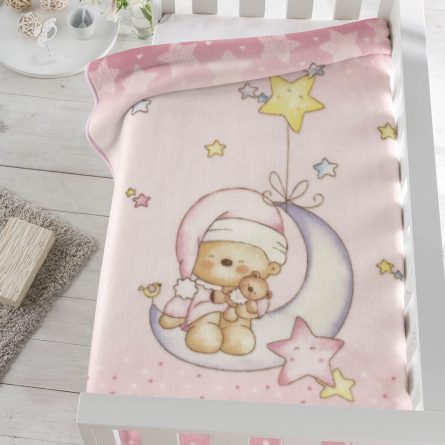 Manta infantil OSITA LUNA 6376 de Pielsa Baby