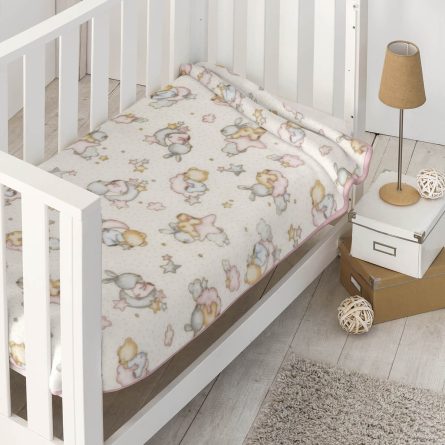 Manta infantil OSITOS NUBES 6379 de Pielsa Baby