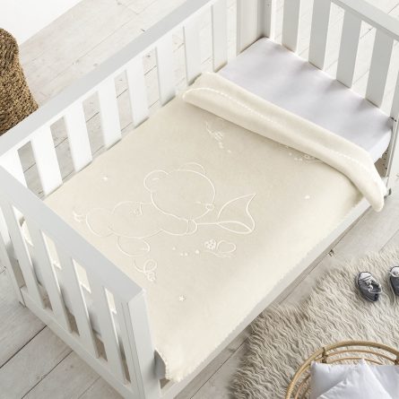 Manta infantil OSITO MARIPOSAS 6654 de Pielsa Baby