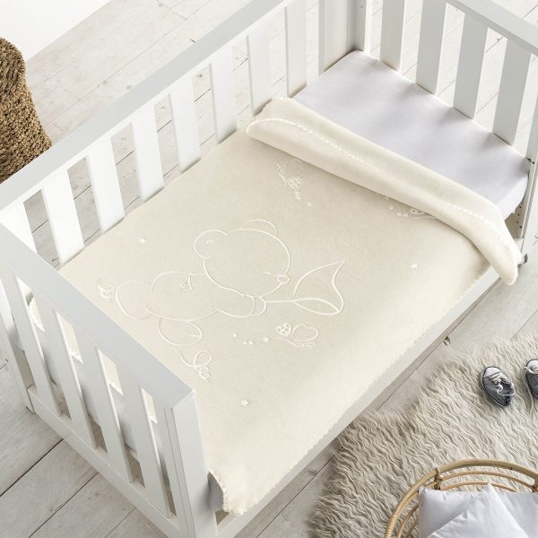 Manta infantil OSITO MARIPOSAS 6654 de Pielsa Baby