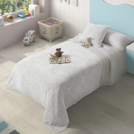 Manta infantil ESTRELLITAS CONTINUAS 6627 de Pielsa Baby