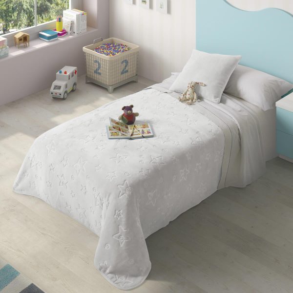 Manta infantil ESTRELLITAS CONTINUAS 6627 de Pielsa Baby