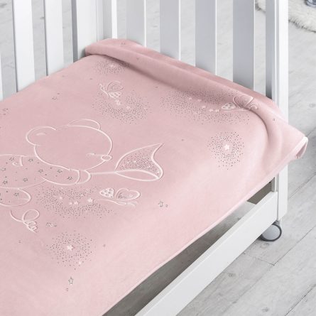 Manta infantil Escarcha OSITO MARIPOSA 6954 de Pielsa Baby
