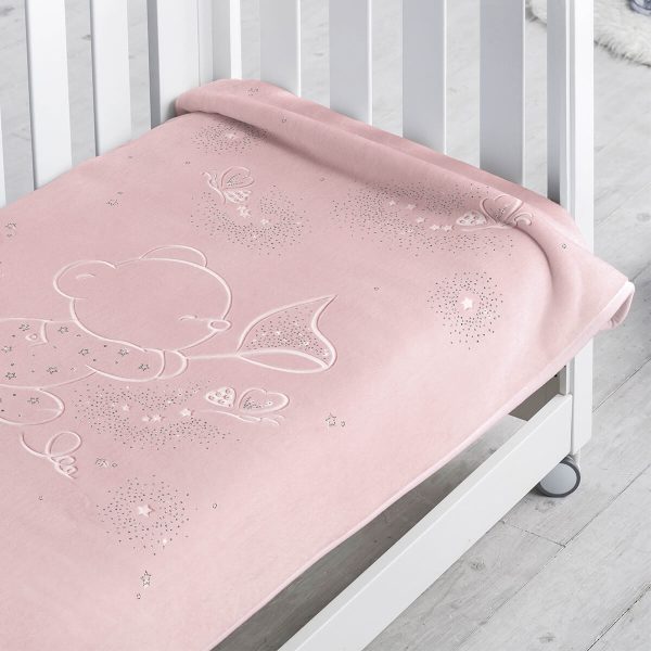 Manta infantil Escarcha OSITO MARIPOSA 6954 de Pielsa Baby