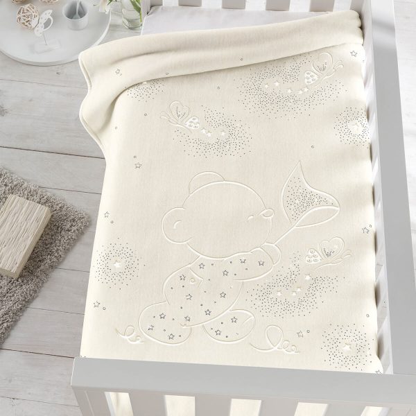 Manta infantil Escarcha OSITO MARIPOSA 6954 de Pielsa Baby