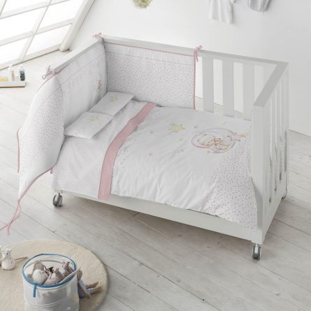 Kit nórdico + Protector OSITA LUNA 2376 de Pielsa Baby