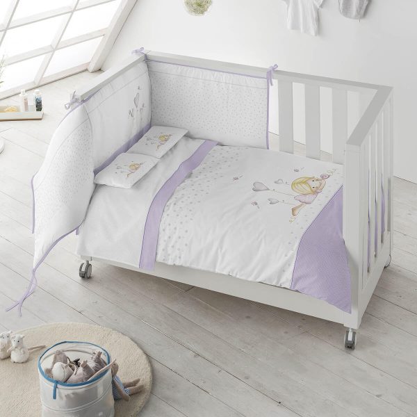 Kit nórdico + Protector NIÑA ACOSTADA 2377 de Pielsa Baby