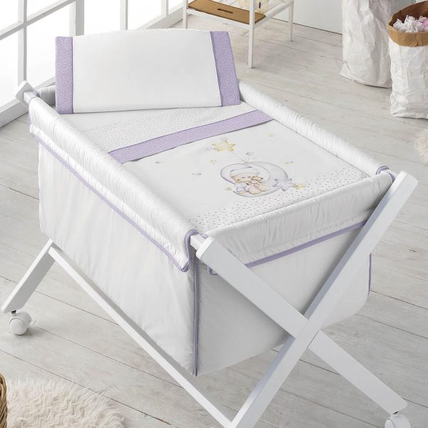 Juego sábanas OSITA LUNA 1376 de Pielsa Baby