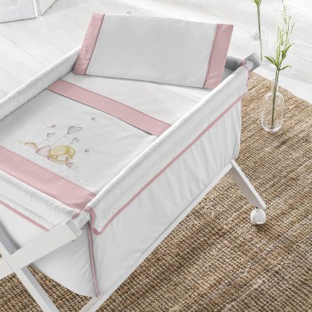 Juego sábanas NIÑA ACOSTADA 1377 de Pielsa Baby