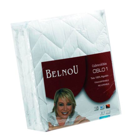 Cubrecolchón acolchado y reversible OSLO 1 Largo 200 cm de Belnou