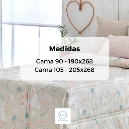 Edredón Conforter MISTY BEIG de Confecciones Paula